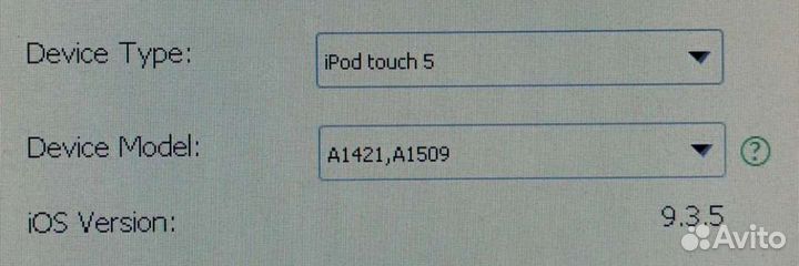 Плеер iPod touch 5 под восстановление