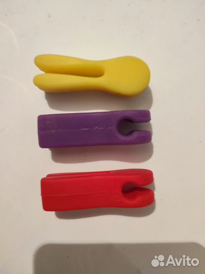 Силиконовый зажим для ложки на кромку кастрюли