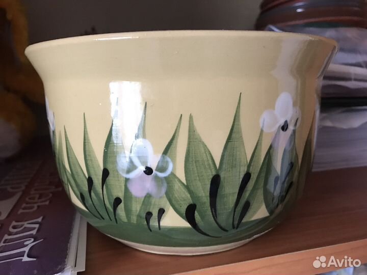 Цветочные керамические горшки