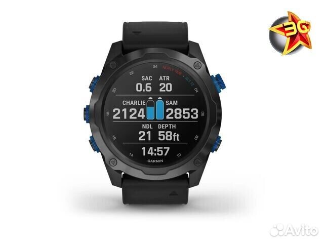 Часы Garmin Descent MK2i + датчик Descent T1