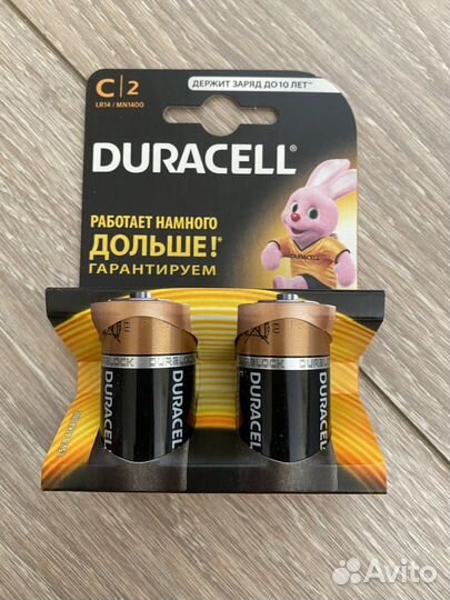 Батарейки duracell C LR14/MN1400