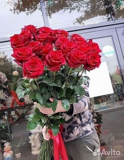 Высокие розы 150 160 170 180 190см доставка Москва