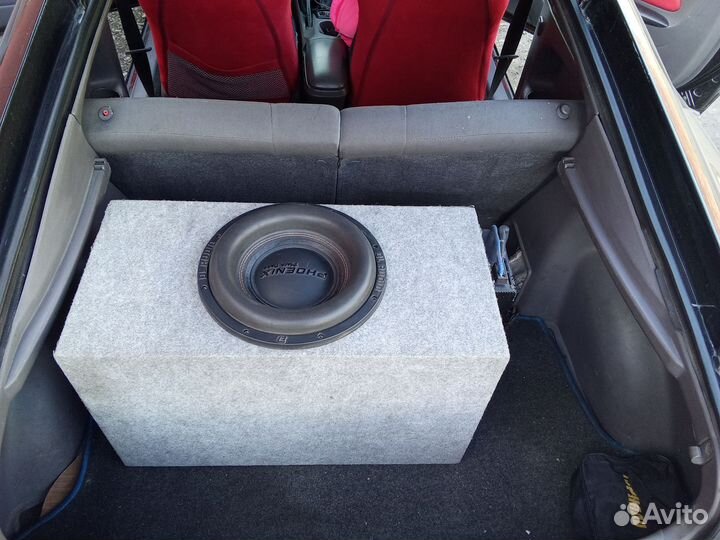 Сабвуфер и усилитель phoenix black bass 12