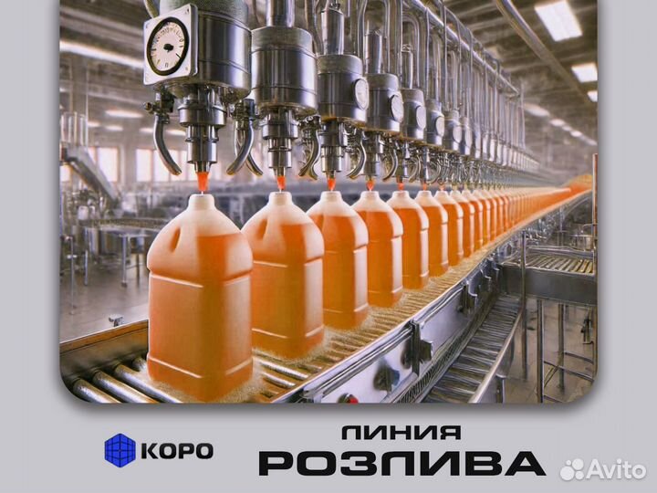 Линия розлива в сборе