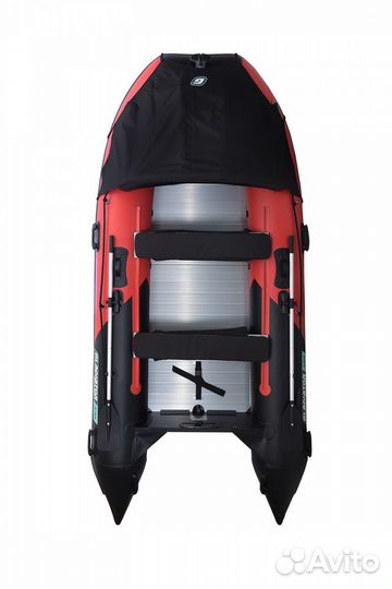 Лодка Пвх Gladiator C 370 AL красно черная