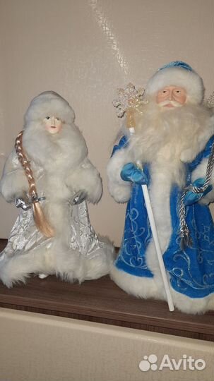 Дед Мороз и Снегурочка игрушки