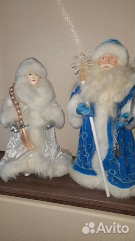 Дед Мороз и Снегурочка игрушки