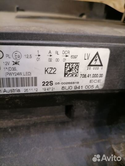 Фара левая ксенон Audi Q3 8U