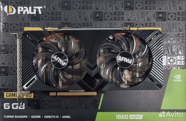 Видеокарта Palit GTX 1660 super
