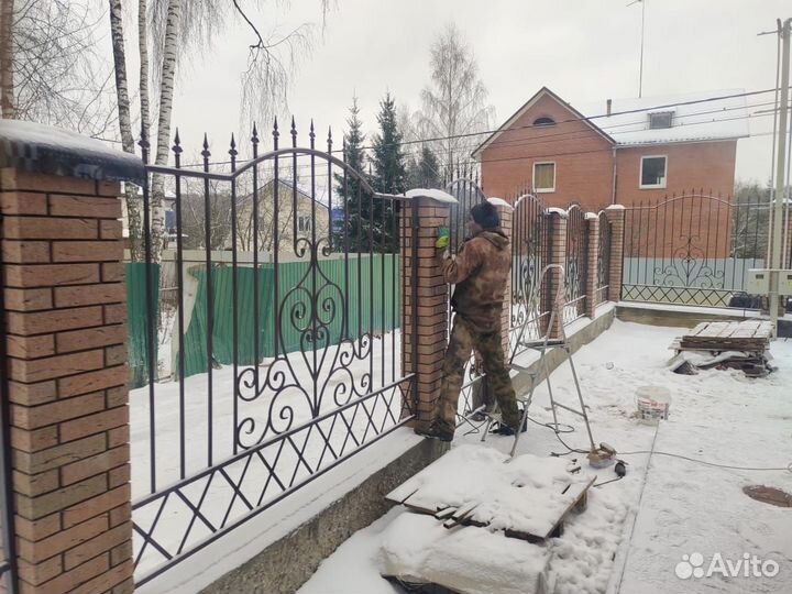 Кованый забор