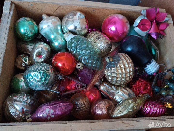 Елочные игрушки СССР в реставрацию