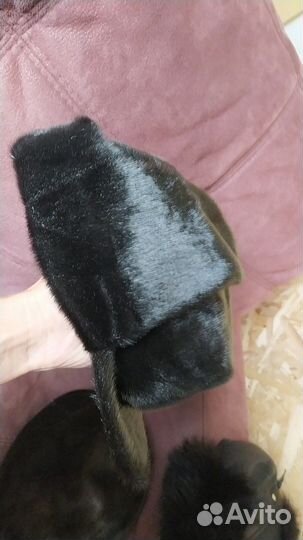 Меховая мужская кепка новая (нерпа)