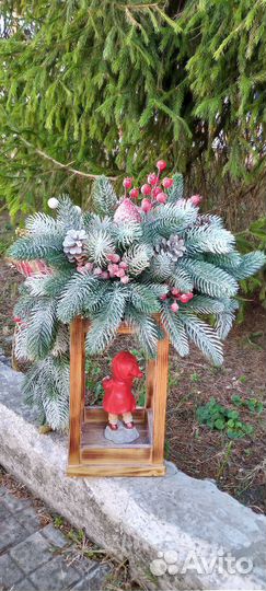 Новогодний декор. Фонарь