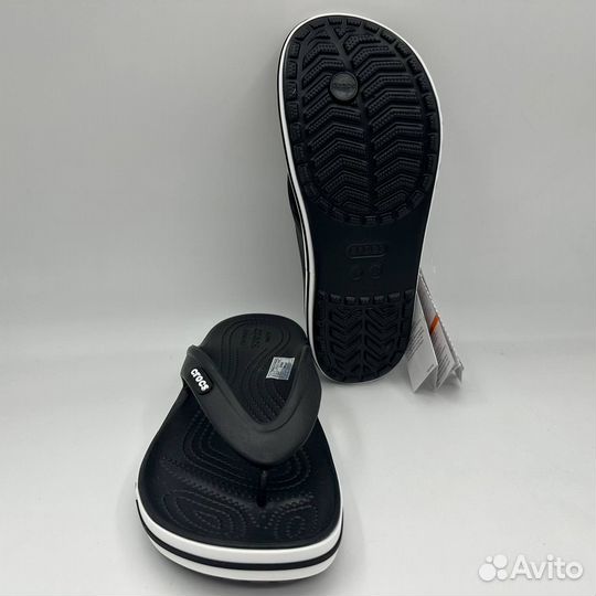 Шлепанцы crocs чёрные