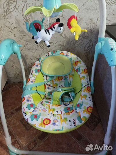 Детские электронные качели бу