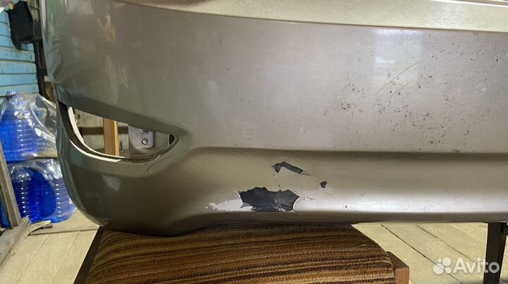 Бампер на Хендай солярис 2011