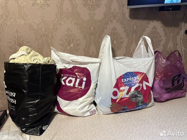 4 пакета детских вещей от 0 до года