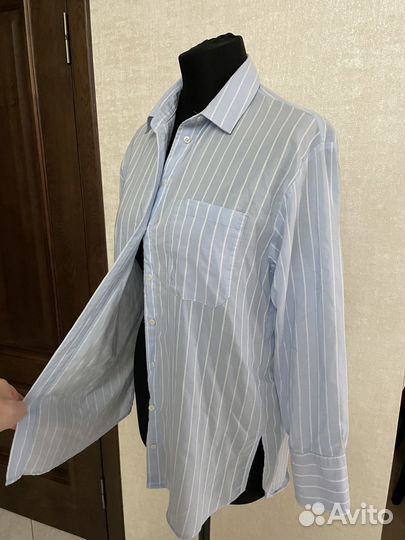 Рубашка в полоску mango