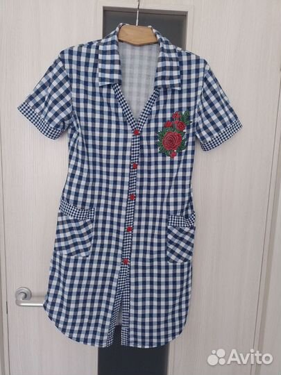 Халат(рубашка-туника) р40-44