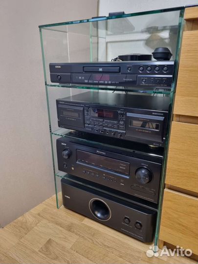 Denon DVD проигрыватель и Денон дека двухкассетная