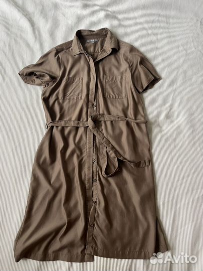 Платье рубашка uniqlo