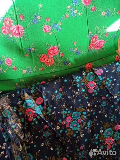 Отрезы ткани из СССР новые ситец, лен, сатин др