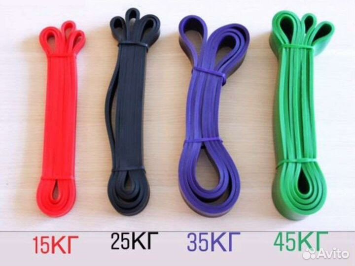 Комплект эспандеров для фитнеса