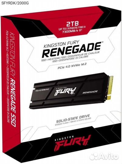 Sfyrdk/2000G, Диск SSD Kingston Fury Renegade M.2 22