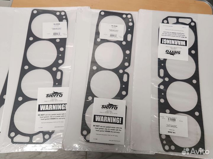 Mercruiser 3.0L прокладка ГБЦ Sierra