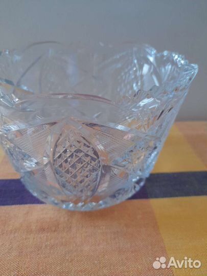 Конфетница хрусталь СССР