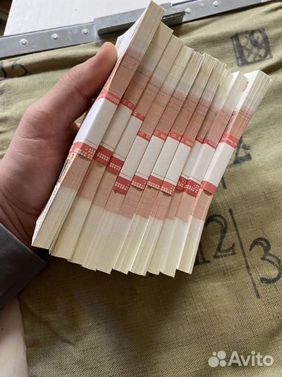 Инкассаторский мешок с 5 млн рублей (бутафория)