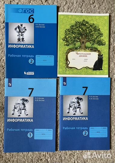 Атласы, рабочие тетради по информатике