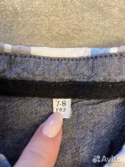 Рубашка для мальчика 7-8 лет