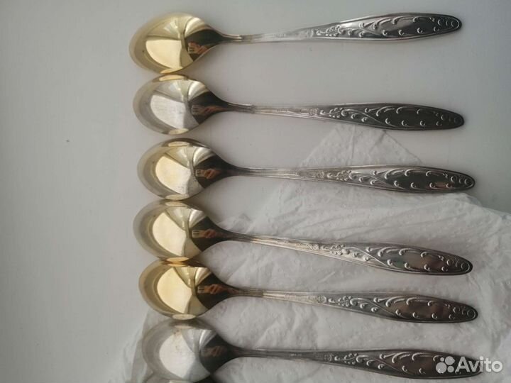 Ложки чайные мельхиоровые СССР