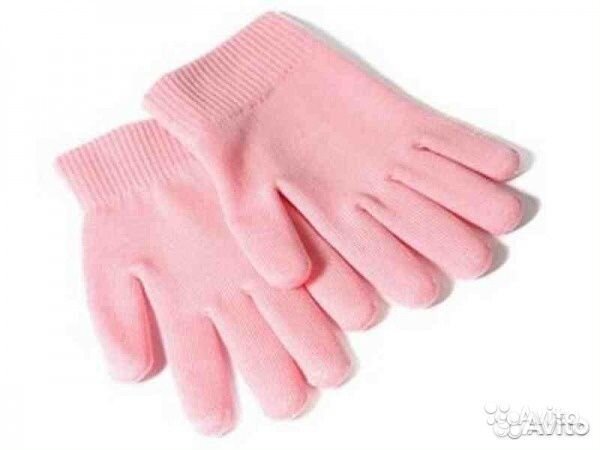 Силиконовые гелевые SPA перчатки красные