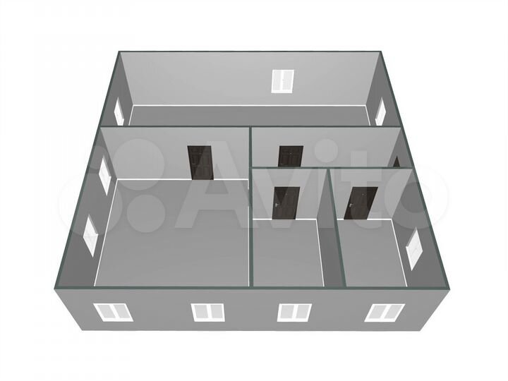Отапливаемое помещение, 50 м²