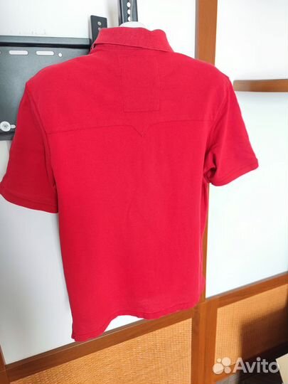 Поло Guess винного цвета L