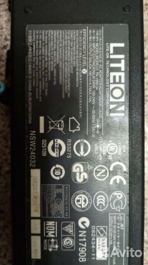 Блок питания для ноутбука Liteon 19V-4.7A