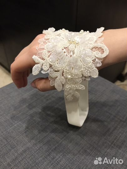 Подвязка свадебная ручная работа новая