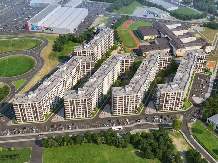 1-к. квартира, 47,1 м², 6/9 эт.