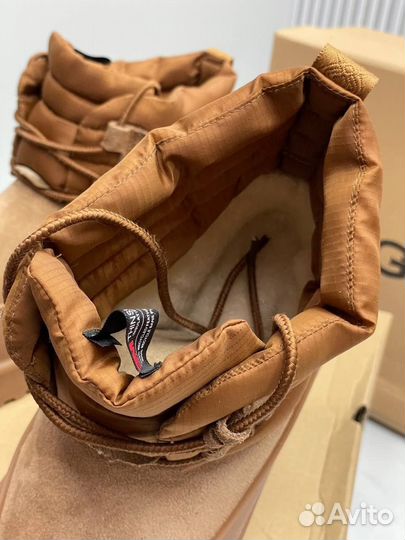 Угги с галошей Ugg Classic Mini Lace-Up “Brown”