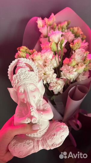 Ганеша фигурка статуэтка слон из гипса