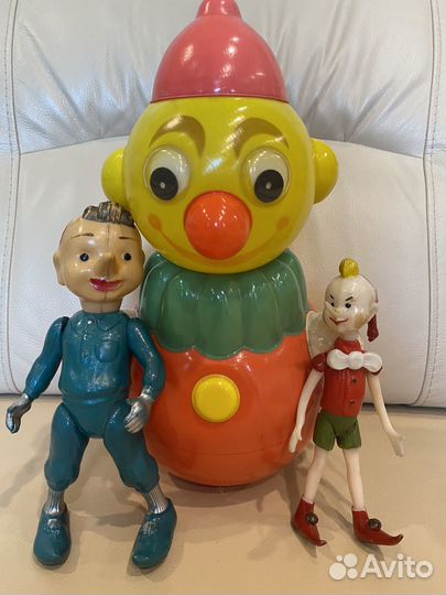 Игрушка неваляшка СССР, буратино