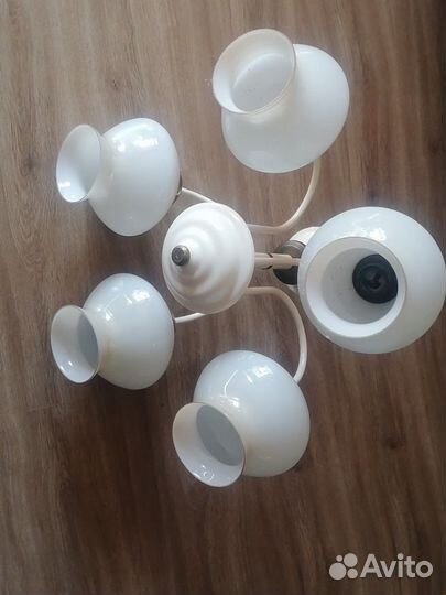 Люстра потолочная стекло