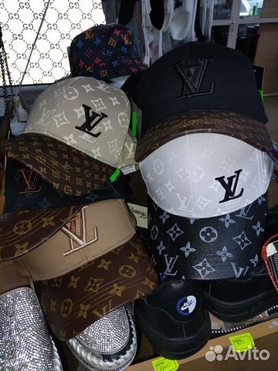 Бейсболка с принтом Louis vuitton
