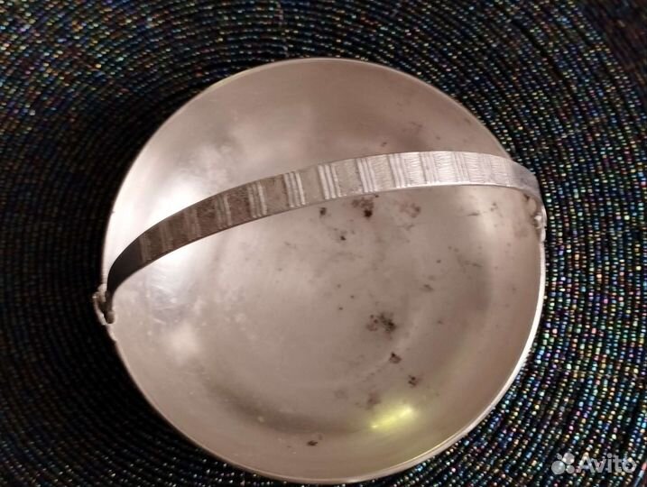 Мельхиоровая конфетница