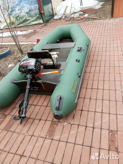 Лодка надувная двухместная бу