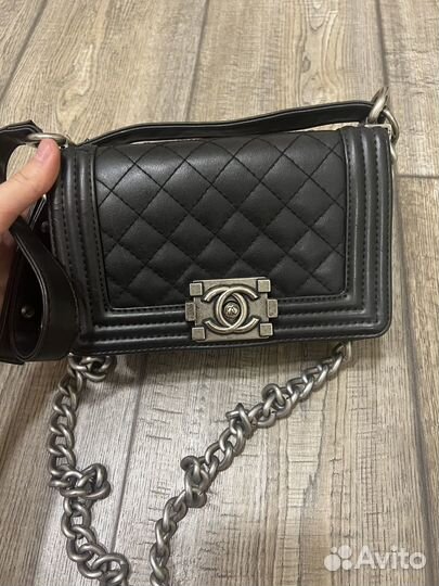 Сумка chanel boy оригинал