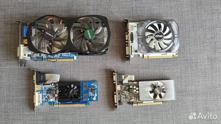 Видеокарты Nvidia 210,650,730,740