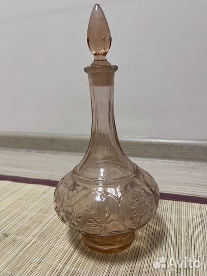 Графин штоф цветное стекло СССР